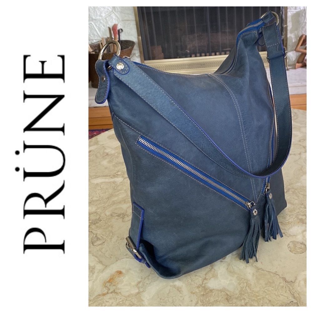 Prune Argentina Extra Large Leather Hobo Bag